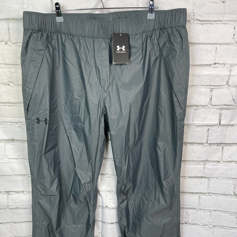 Under Armour Mens UA Cloudburst Sideline Pants Grey Size XXL